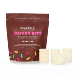 Spongellé Buffer Bits Cocoa Bon 4 Pack, imported from the UK
