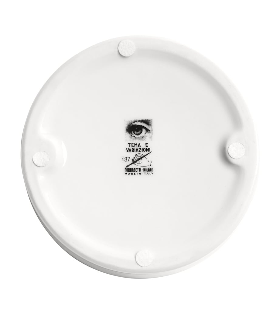 Fornasetti Tema e Variazioni ashtray No. 137 16cm, UK version