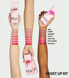 Kylie Cosmetics velvet lip kit, UK version