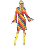Smiffys Rainbow Hippie Costume