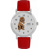 Toff London Cockapoo dog watch brown leather 38mm, UK version