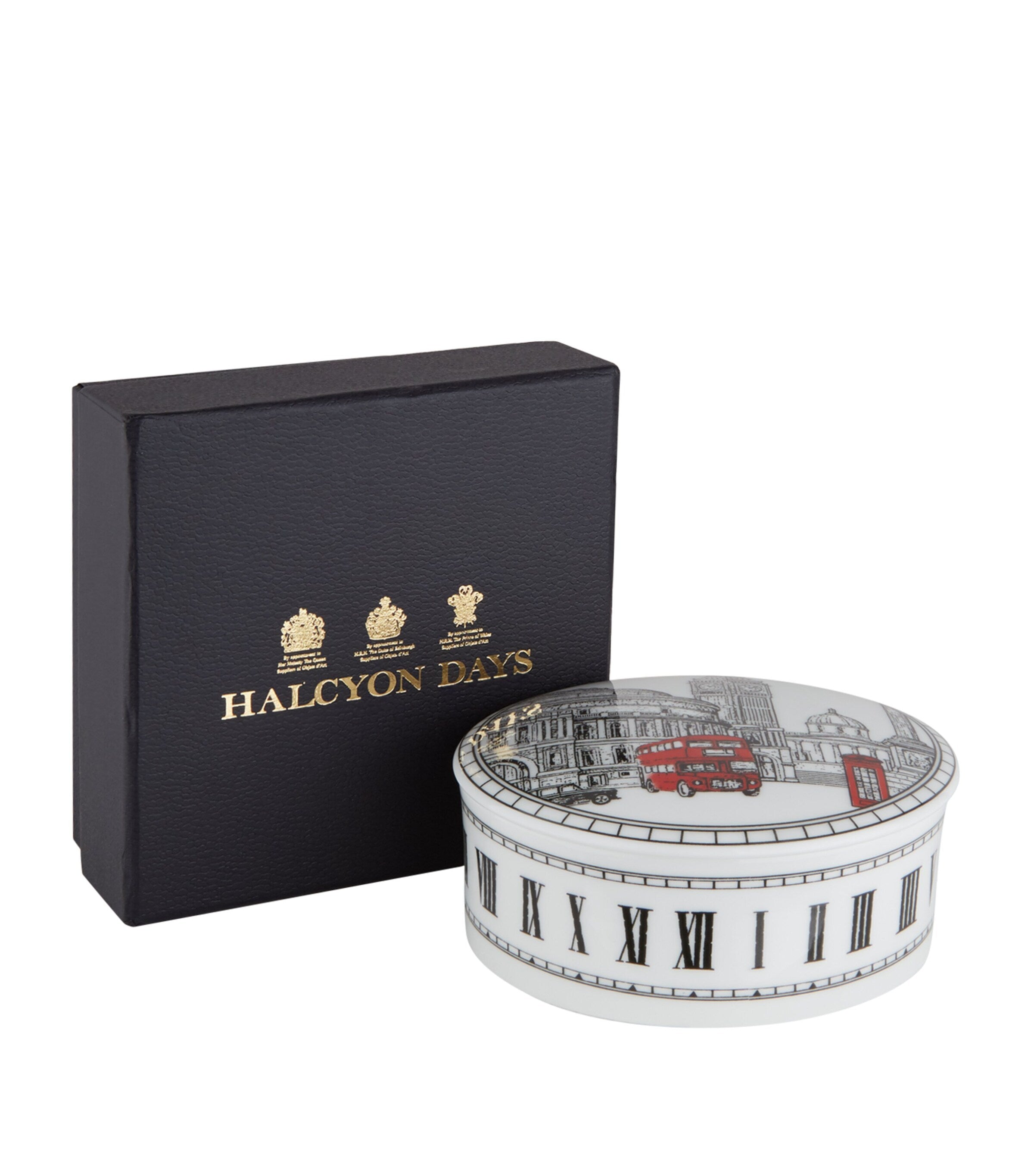 Halcyon Days London Icons trinket box, UK version