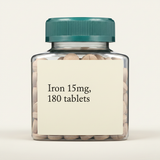 Holland & Barrett Iron Supplement 15mg 180 Tablets, UK version
