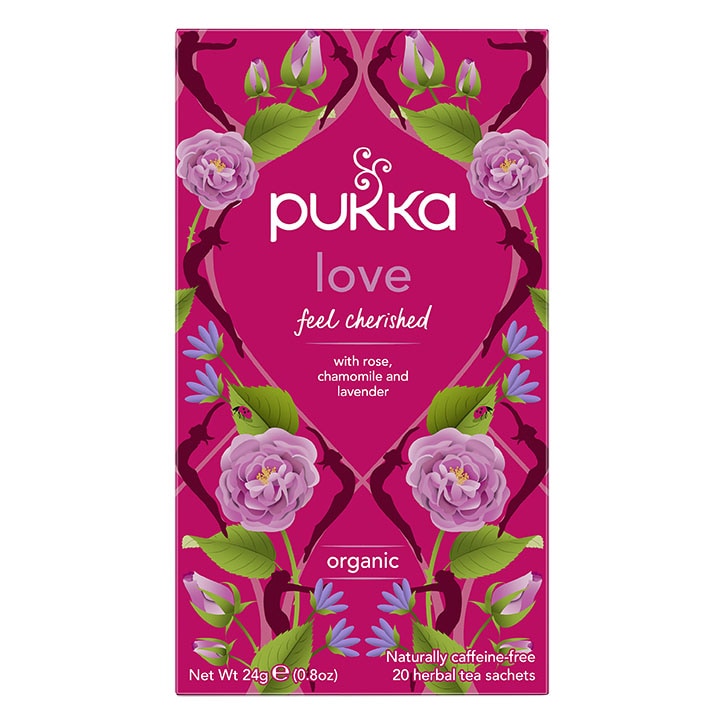 Pukka Love Tea 20 Tea Bags Herbal Tea Holland&Barrett   