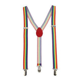 SVNX rainbow braces adult one size (British brand)