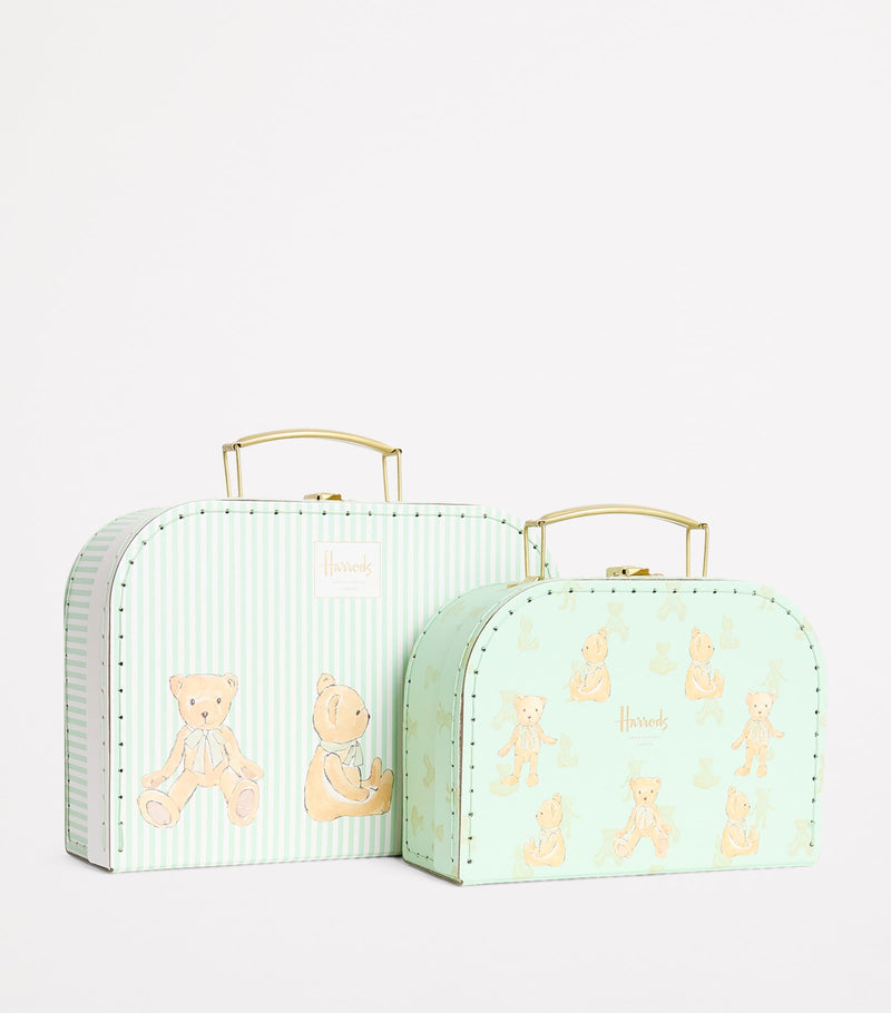 Harrods set of two carry cases with clasp fastenings, UK version