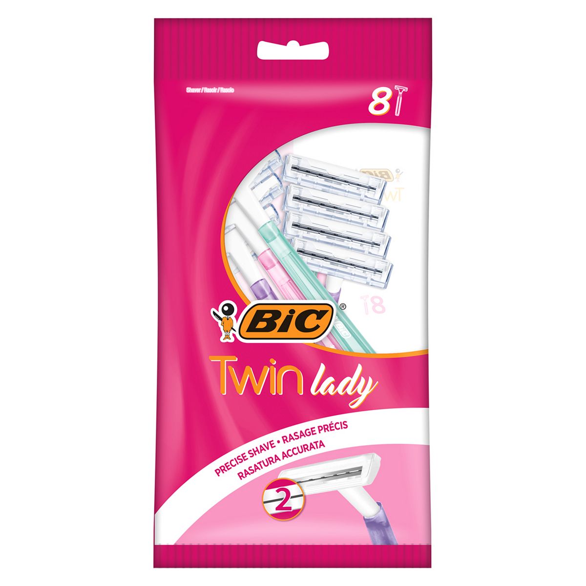 BIC Twin Lady Disposable Women's Razors 8 Pack GOODS Boots   