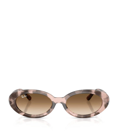 Harrods Ray-Ban RB2223 Curved Pillow Shape Sunglasses- Buy online at McGrocer