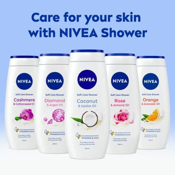 NIVEA Coconut Jojoba Oil Shower Gel 500ml, imported from the UK