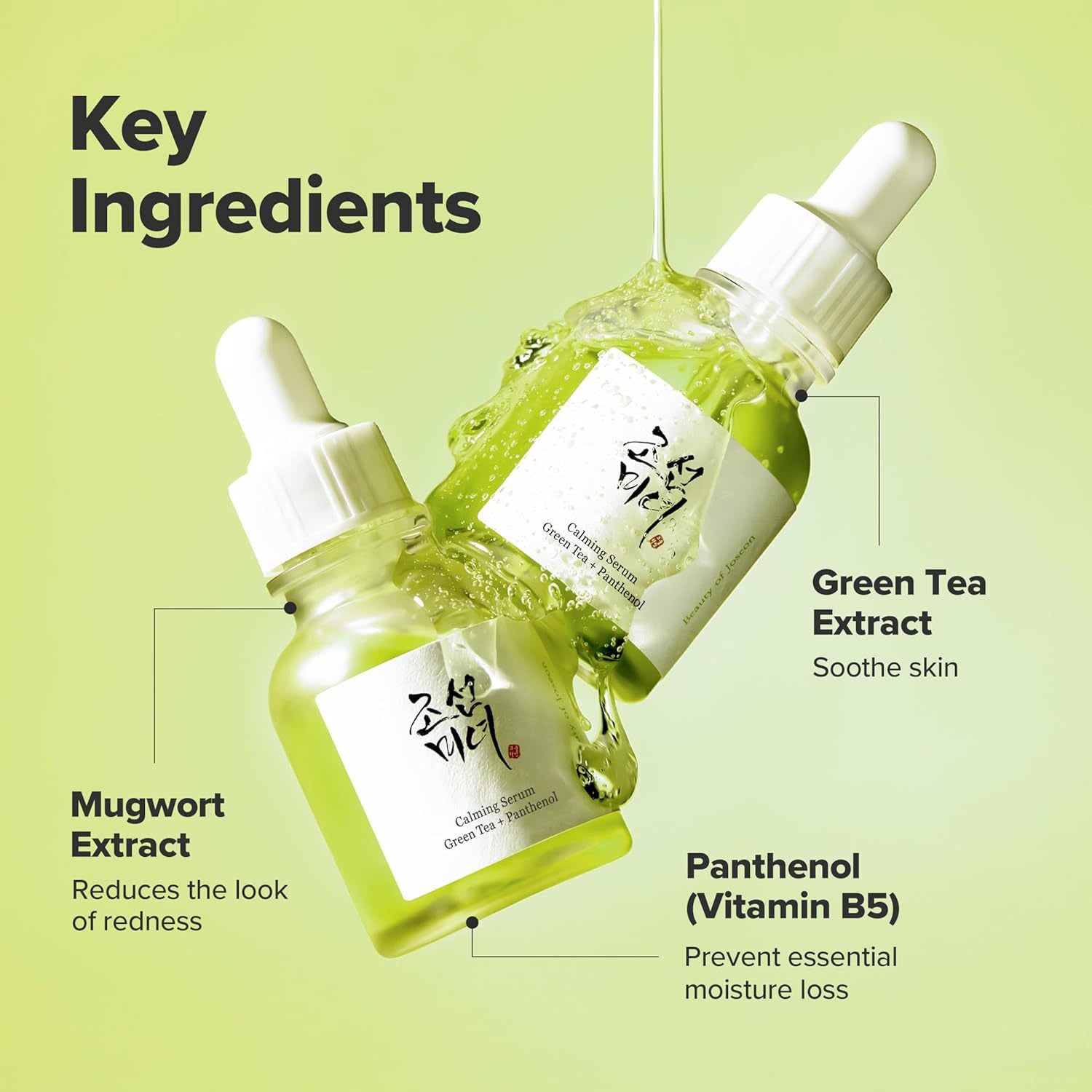Beauty of Joseon serum green tea panthenol 30ml, imported from the UK