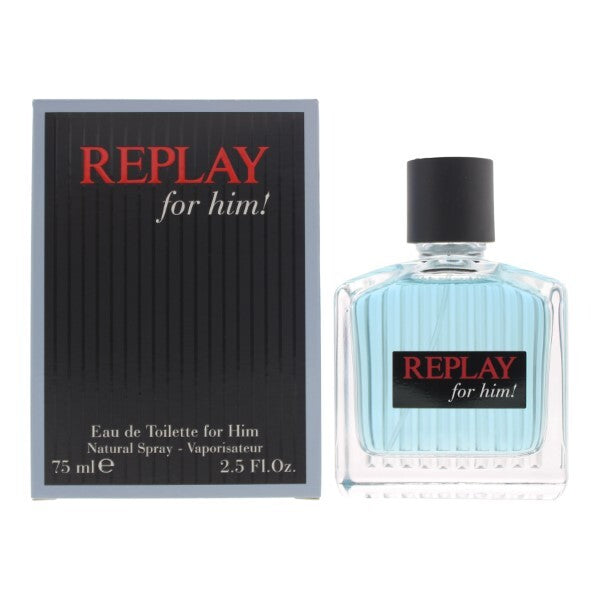 Replay For Him! Eau De Toilette 75ml