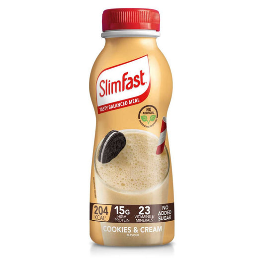 SlimFast Cookies & Cream Shake - 325ml GOODS Boots   