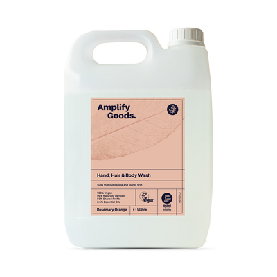 Holland & Barrett Amplify Goods Rosemary Orange Shampoo and Body Wash 5L- Buy online at McGrocer
