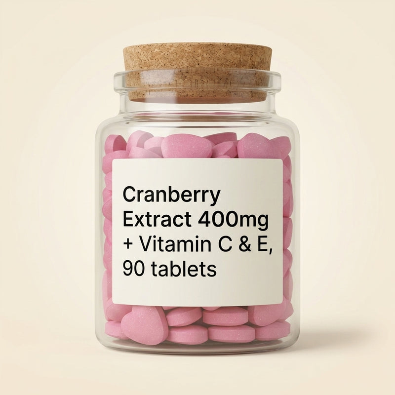 Holland & Barrett Cranberry Extract 400mg 90 Tablets, imported from the UK