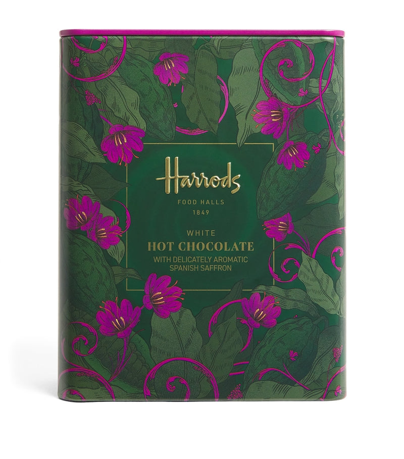 Harrods white hot chocolate with saffron 250g, UK version