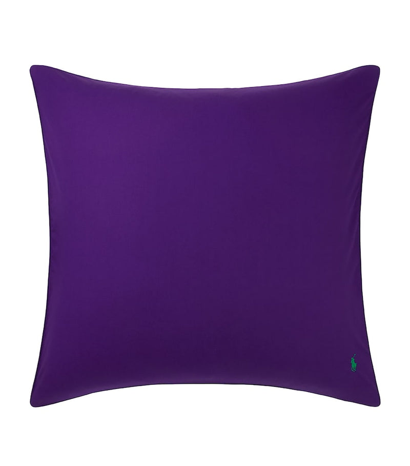 Ralph Lauren Cotton Polo Player Square pillowcase 65cm x 65cm, imported from the UK