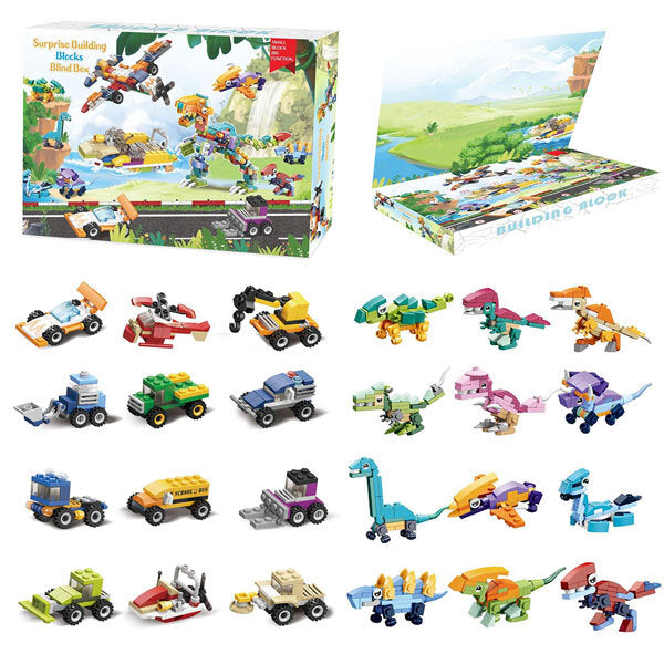 Livingandhome toy advent calendar car dinosaur set, imported from the UK