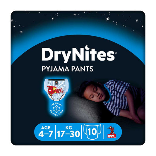 Huggies DryNites® Pyjama Bed Wetting Pants Boys 4-7 Years - 10 Pants GOODS Boots   