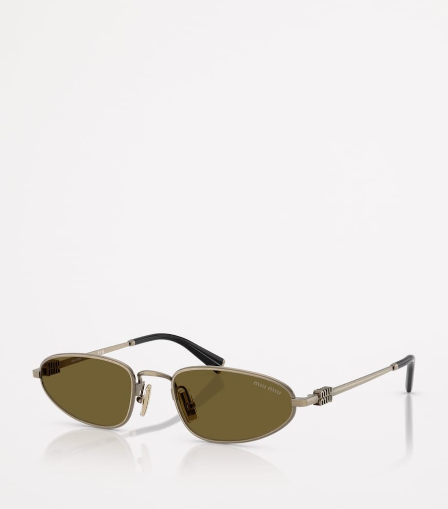 Miu Miu metal oval sunglasses - British product
