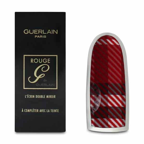 Guerlain Rouge G lipstick case tartan, UK version