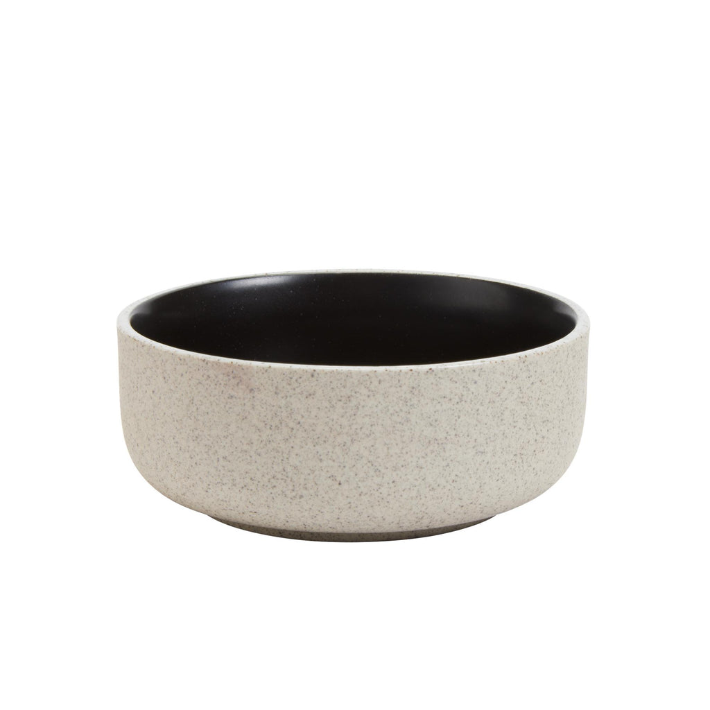 Habitat Matte Raw Edge Nibble Bowl Black