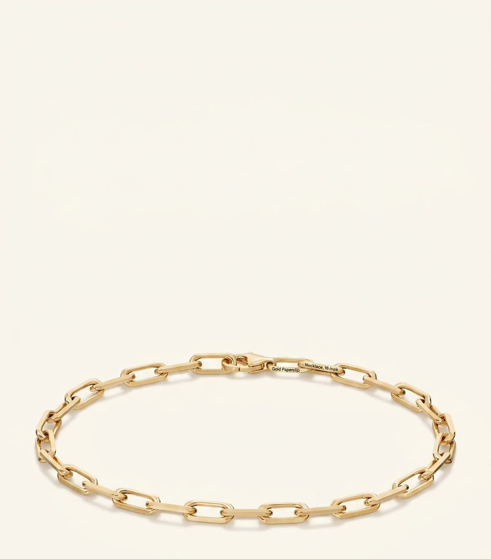 Cartier yellow gold Santos chain bracelet 20cm (British brand)