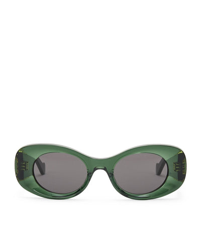 Harrods Geometric Oval Sunglasses with Acetate Frame- Buy online at McGrocer