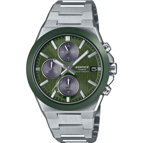 Casio Edifice men's green watch, imported from the UK