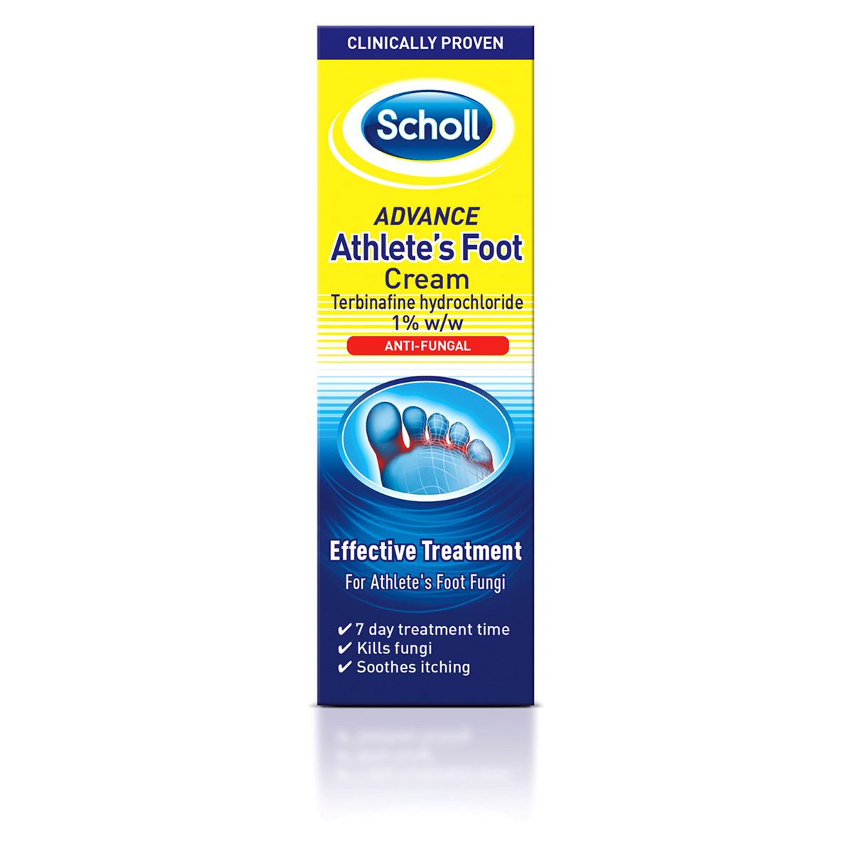 Scholl Advance Athlete's Foot Cream - 15g First Aid Boots   