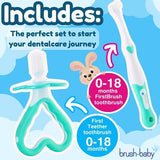 Brush Baby FirstBrush FirstTeether baby teether set, UK version