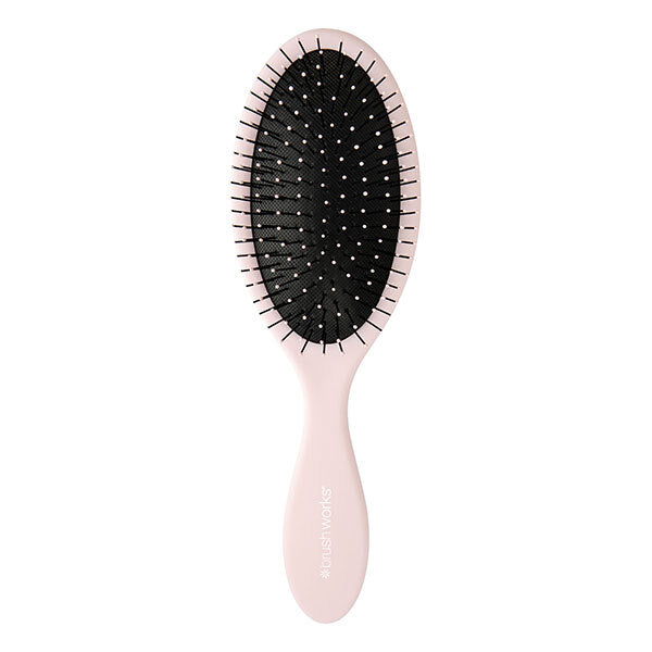 Brushworks Professional Oval Detangling Hair Brush - Pink GOODS Superdrug   