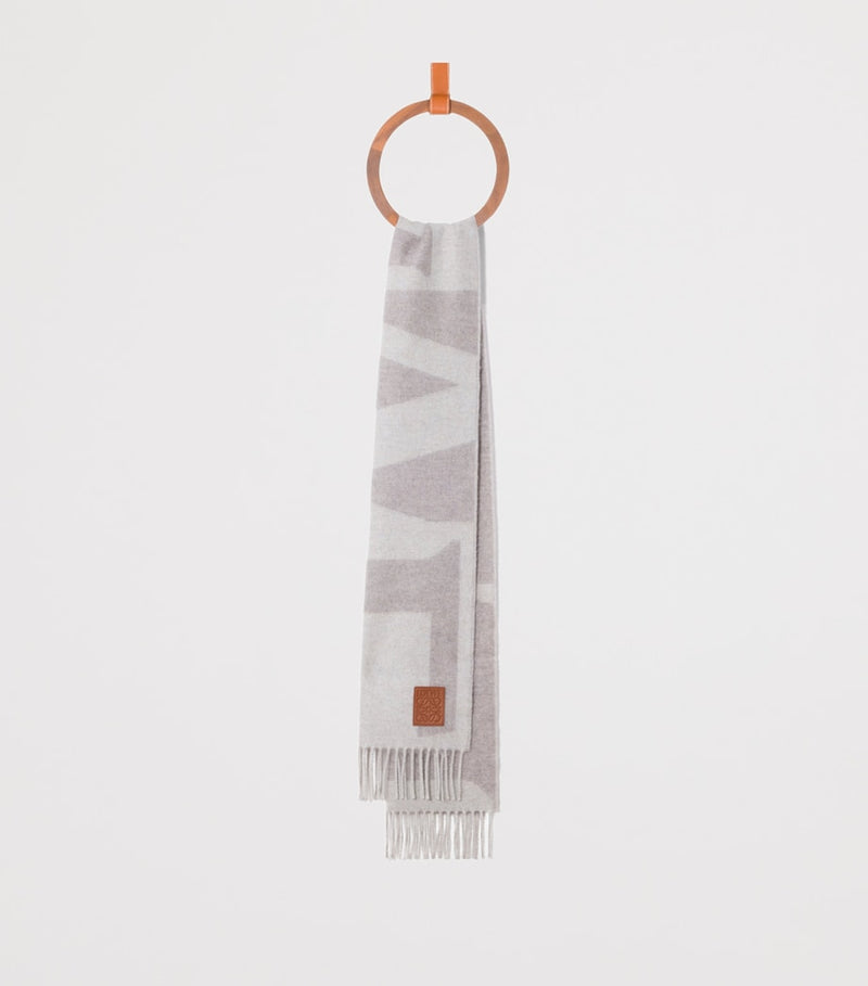 LOEWE Cashmere Anagram Scarf 30x160cm - British product