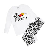 Disney Womens Snooze Mickey Mouse Long Pyjama Set (S) GOODS Superdrug   