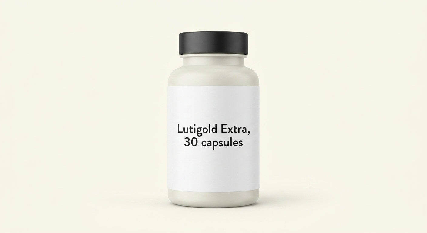 Holland & Barrett Lutigold Extra 20mg capsules (British brand)
