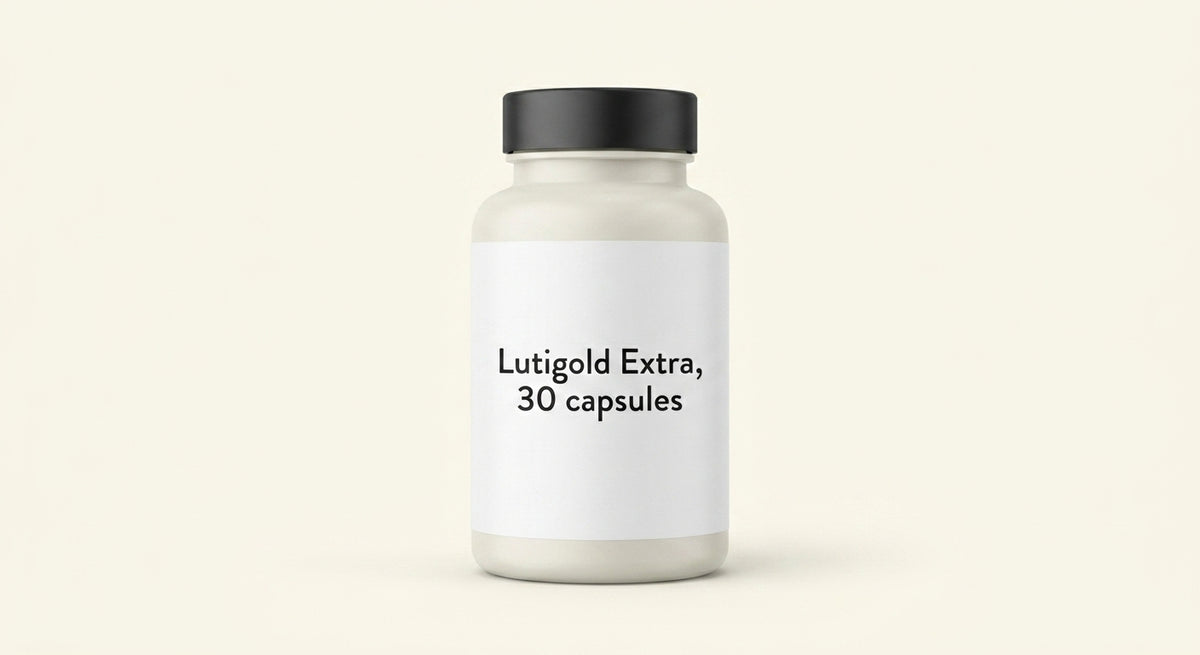 Holland & Barrett Lutigold Extra 20mg capsules (British brand)