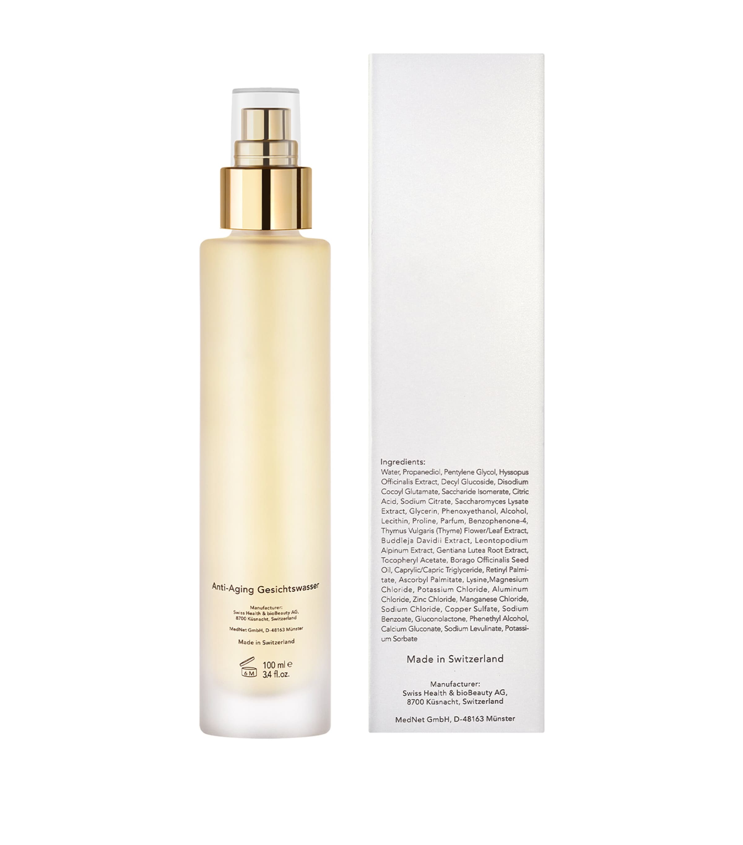 NIANCE SWITZERLAND Facial Tonic REFRESH 100ml, imported from the UK
