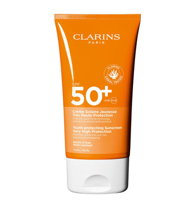 Harrods Clarins Sun Care Body Cream SPF 50+ 150ml- Buy online at McGrocer