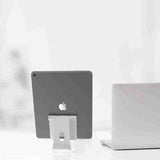 iBeani adjustable aluminium tablet stand silver - British product