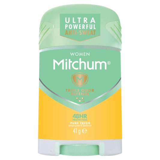 Mitchum Women Triple Odor Defense 48hr Protection Pure Fresh Anti-Perspirant & Deodorant 41g Special offers Sainsburys   