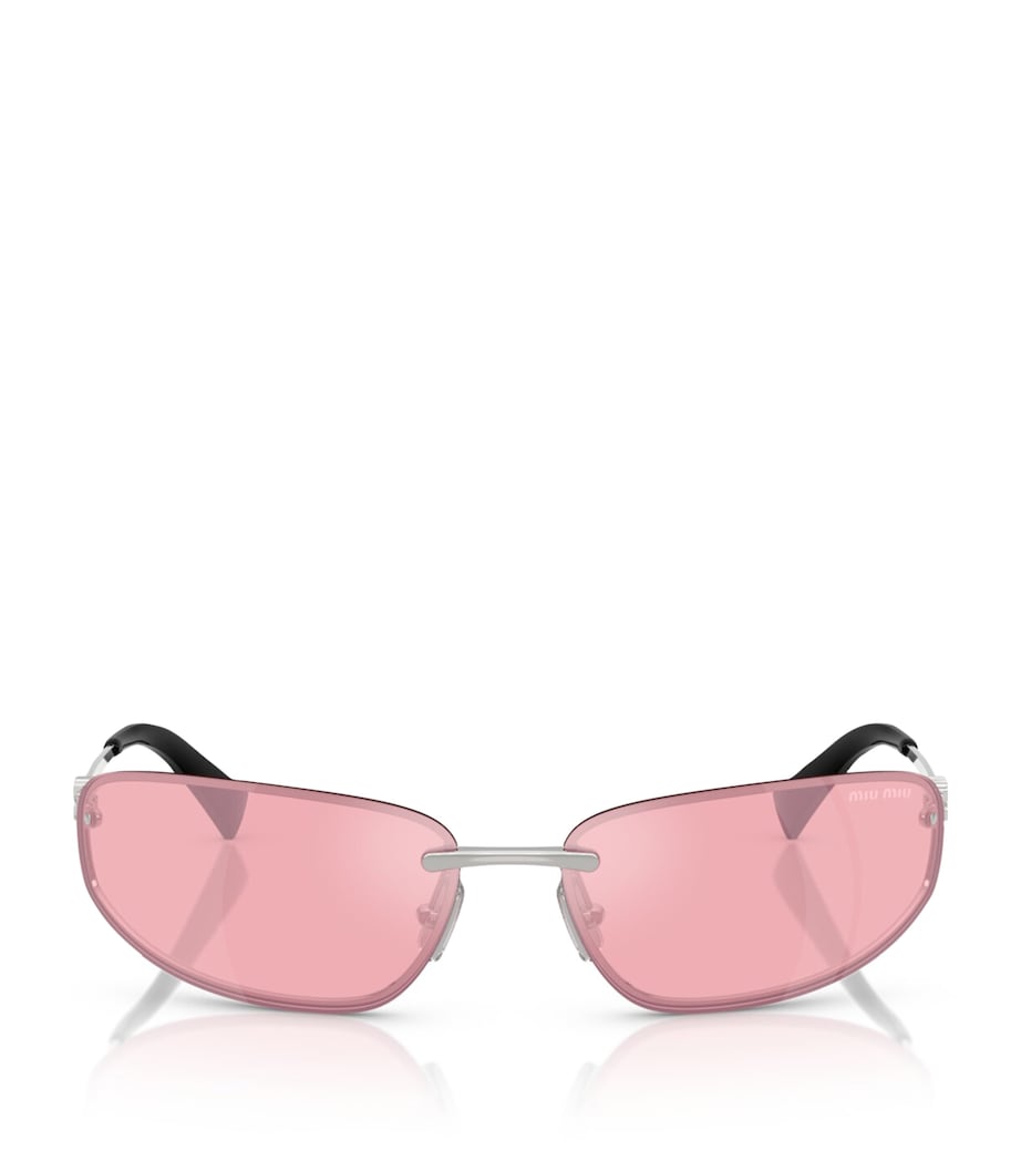 Miu Miu frameless metal sunglasses MUA50S (British brand)