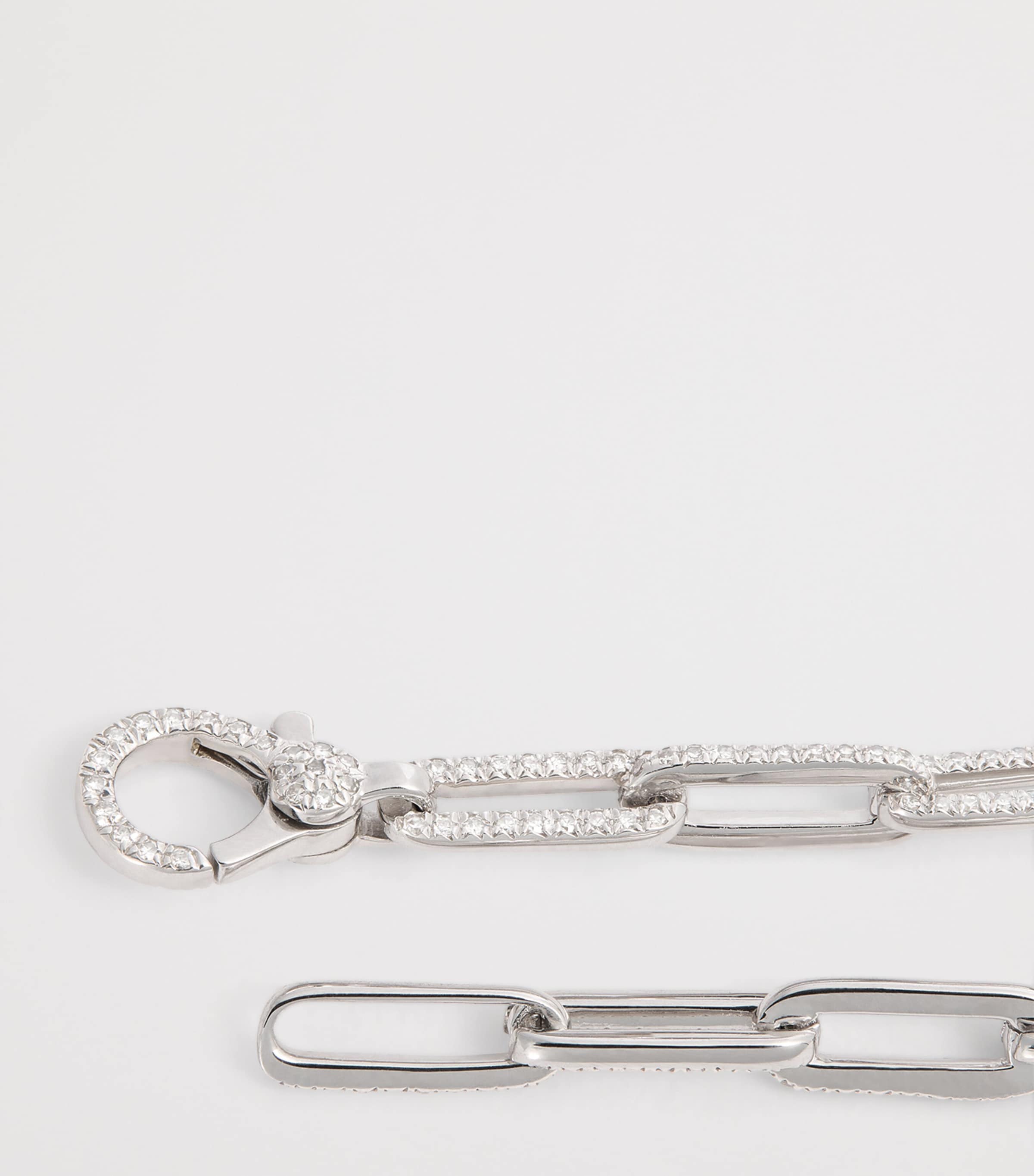 SHAY white gold diamond pavé link bracelet, imported from the UK