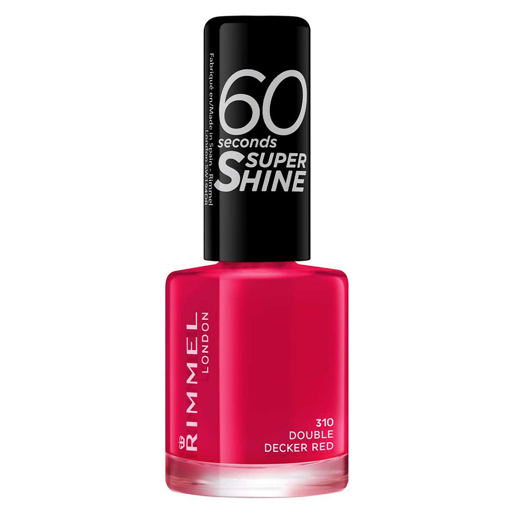 Rimmel 60 Seconds Super Shine Nail Polish Double Decker Red