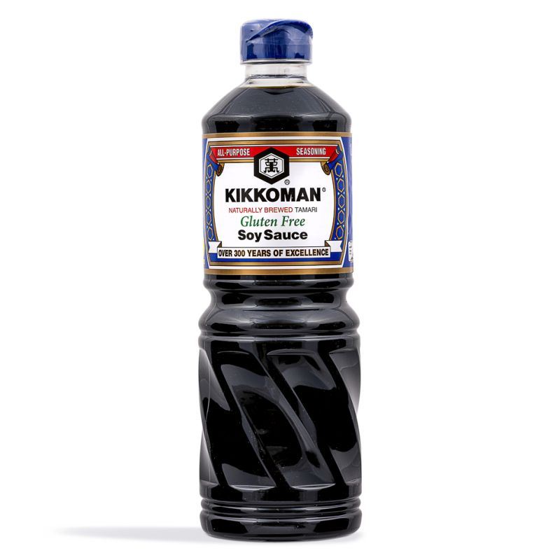 Kikkoman tamari soy sauce gluten free 1L (British brand)