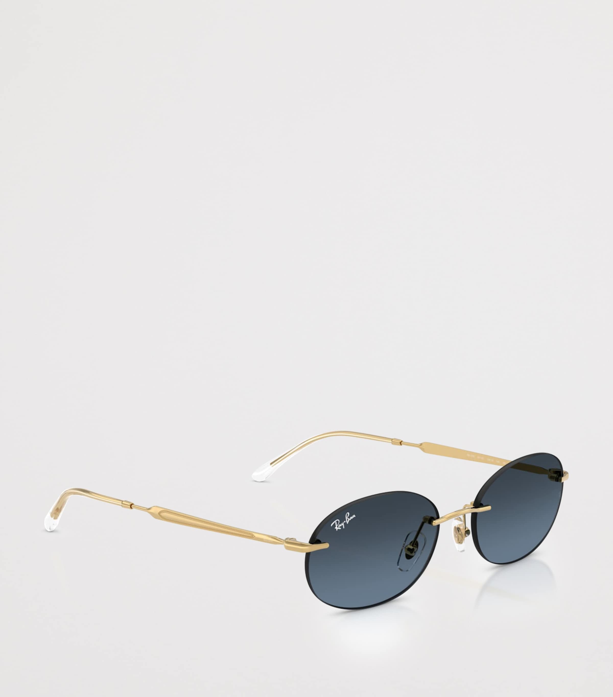 Ray-Ban metal oval sunglasses RB3767, UK version