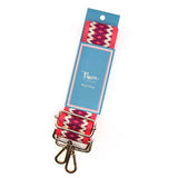 POM Diamond Weave adjustable handbag strap, imported from the UK