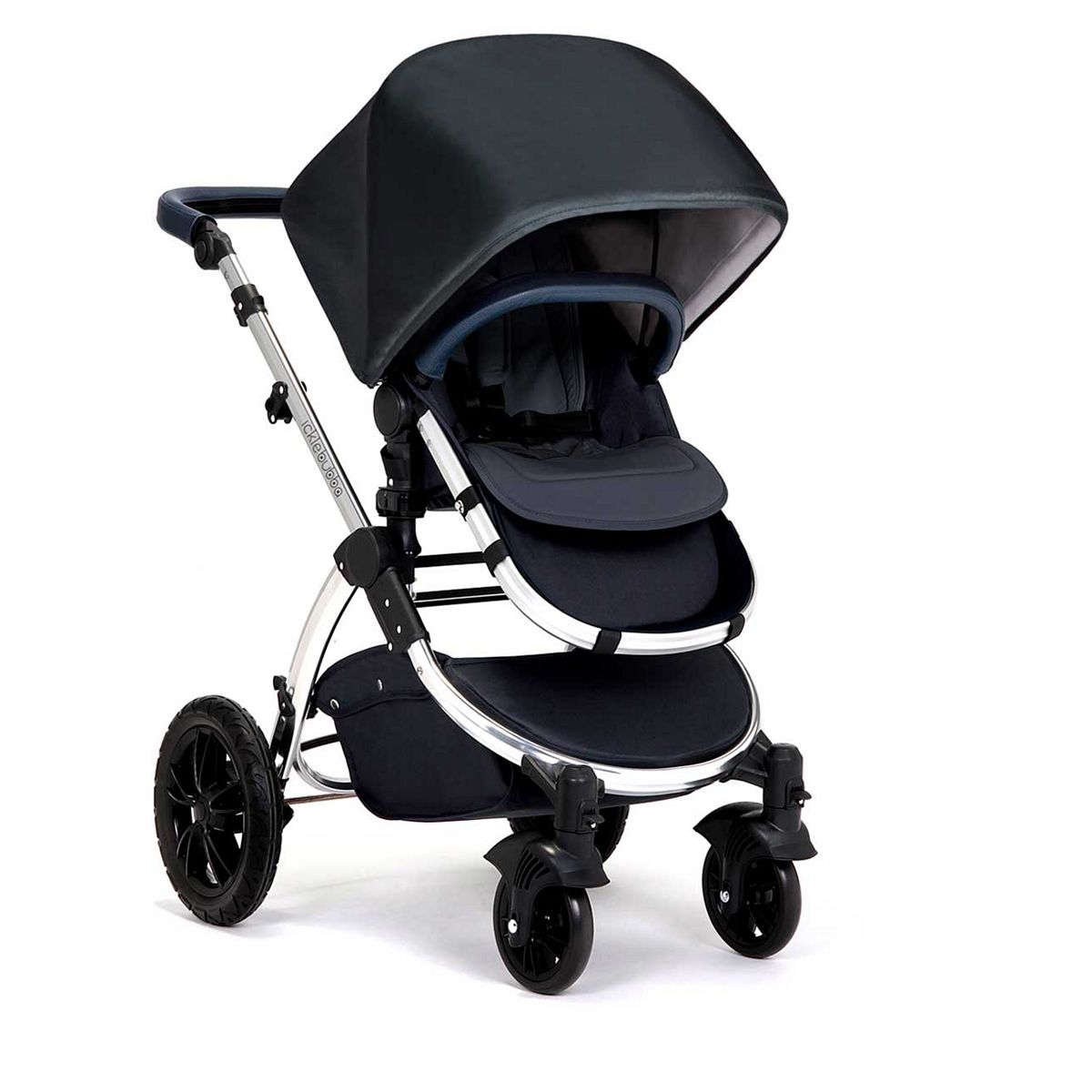 Ickle Bubba Stomp V4 2 in 1 carrycot & pushchair chrome/blueberry General Household Boots   