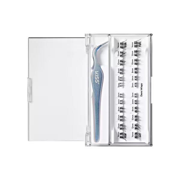 Impress Falsies last lasting adhesive eyelashes demi wispy (British brand)