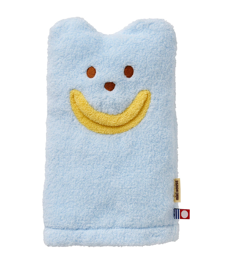 Miki House cotton bath poncho set with mitten and toy, UK version