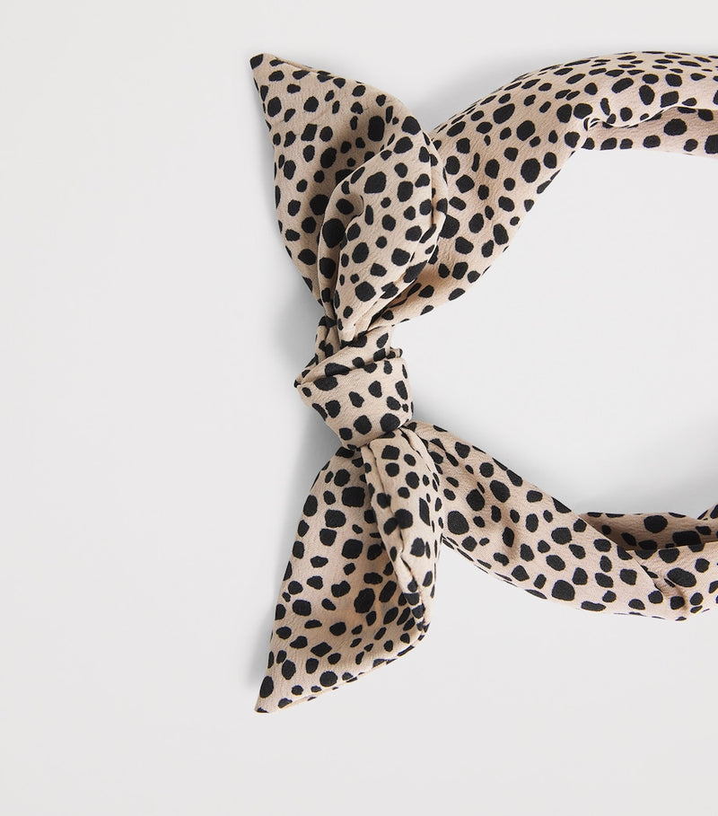 Rockahula tie headband leopard print - British product