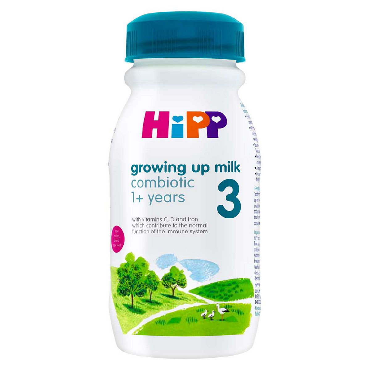 HiPP 3 Growing up Baby Milk Ready to Feed Bottle from 1 Year Onwards 200ml GOODS Boots   